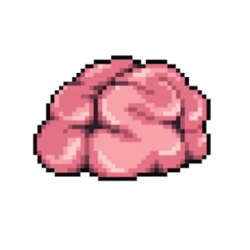 Icon of a pixelated brain