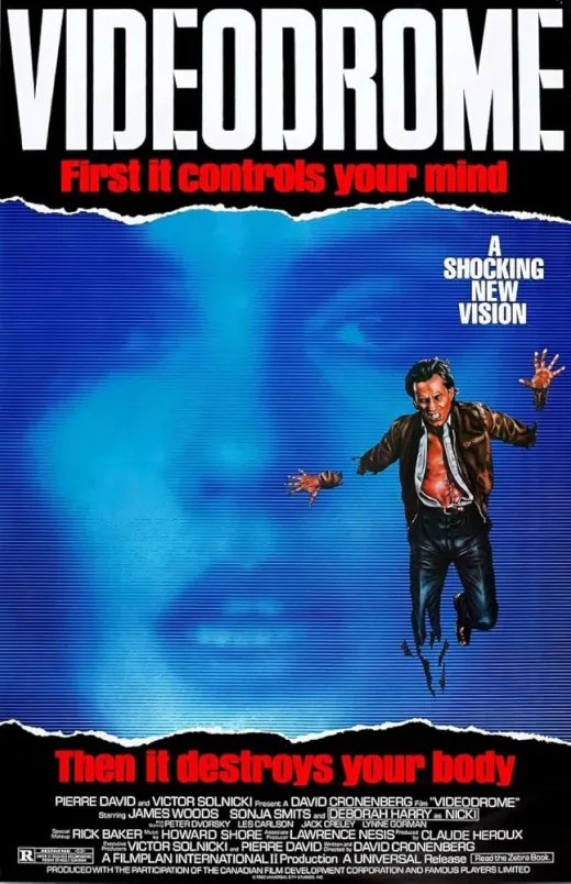 Poster of the film Videodrome by David Cronenberg