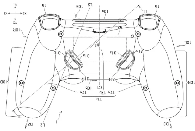 Diagram of the remote-controlled joystick